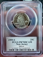 1999-S 25C New Jersey Silver PR70DCAM