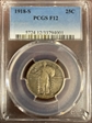 1918-S 25C F12