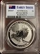 2018-P $1 Kookaburra Ag First Strike MS70