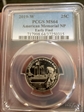 2019-W 25C American Memorial NP Early Find MS64