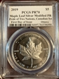 2019 $5 Maple Leaf Silver Modified PR Pride of Two Nations, Canadian Set FDI Ottawa Susa PR70