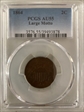 1864 2C Large Motto AU55BN