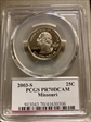 2003-S 25C Missouri PR70DCAM