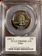 2002-S 25C Ohio PR69DCAM