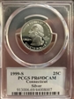 1999-S 25C Connecticut Silver PR69DCAM