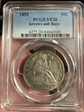 1853 50C Arrows and Rays VF20