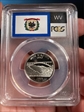 2005-S 25C West Virginia Silver PR69DCAM