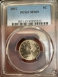 1892 5C MS63