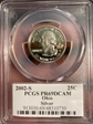 2002-S 25C Ohio Silver PR69DCAM