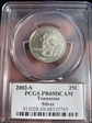 2002-S 25C Tennessee Silver PR69DCAM