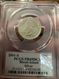 2001-S 25C Rhode Island Silver PR69DCAM