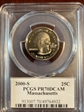 2000-S 25C Massachusetts PR70DCAM