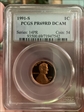 1991-S 1C PR69DCAM