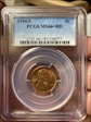 1944-S 1C MS66+ RD