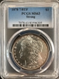 1878 7/8TF $1 Strong MS63