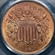 1864 2C Large Motto MS65RD
