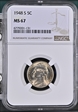 1948-S 5C MS67