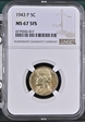 1943-P 5C MS67FS