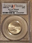 2005-D 25C Minnesota Satin Finish SP68
