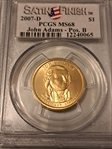 2007-D $1 John Adams - Pos. B Satin Finish SP68