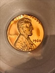 1960 1C Small Date PR65RD
