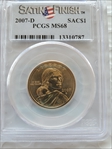 2007-D SAC$1 Satin Finish SP68