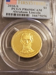 2010-S $1 Abraham Lincoln First Strike PR69DCAM