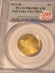 2002-W $5 Salt Lake City PR69DCAM