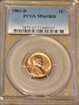 1961-D 1C MS65RD