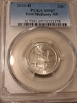 2013-D 25C Fort McHenry NP MS67