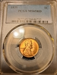 1939 1C MS65RD