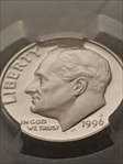 1996-S 10C PR70DCAM