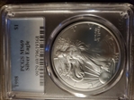 1998 $1 Silver Eagle MS69