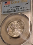 2020-W 25C Salt River Bay NP V75 Early Find MS65