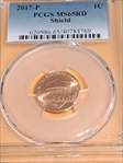 2017-P 1C Shield MS65RD