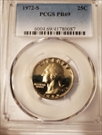 1972-S 25C PR69
