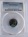 1968-S 10C PR69