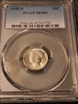 1945-S 10C MS66