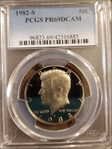1982-S 50C PR69DCAM