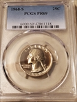 1968-S 25C PR69