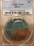1971-S $1 Silver MS65