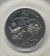 2000-S 25C South Carolina Silver PR69DCAM
