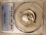 1971-S 25C PR69