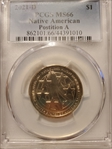 2021-D $1 Native American, Position A MS66