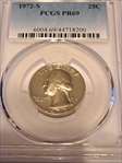 1972-S 25C PR69