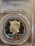 1998-S 50C Silver PR69DCAM