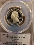 2007-S 25C Wyoming Silver PR69DCAM