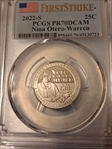 2022-S 25C Nina Otero-Warren First Strike PR70DCAM