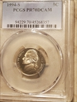 1994-S 5C PR70DCAM