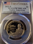 2022-S $1 Native American First Strike PR70DCAM